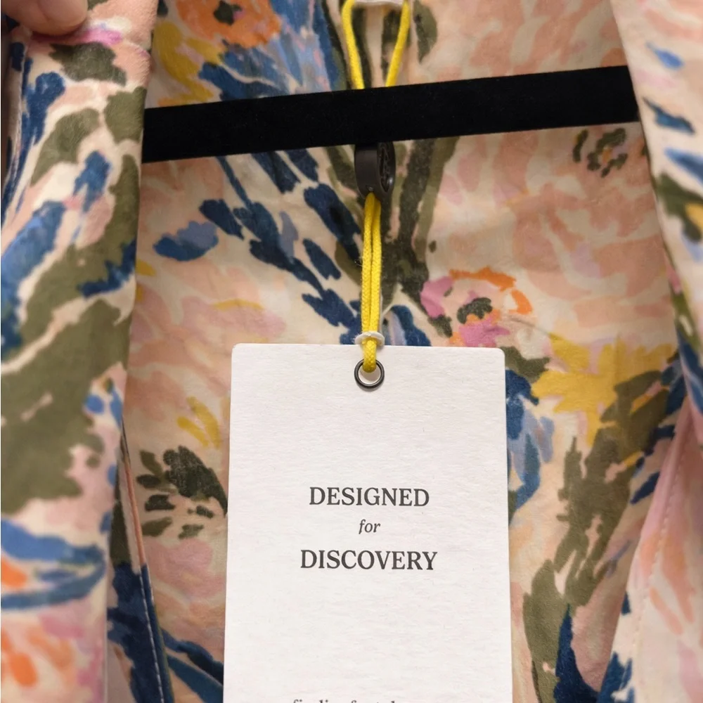 Finding Foxtail NWT Women’s Floral Long Sleeve wrap Dress Size Large - Picture 6 of 6